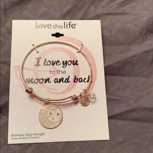 Love this Life stainless steel bangle.